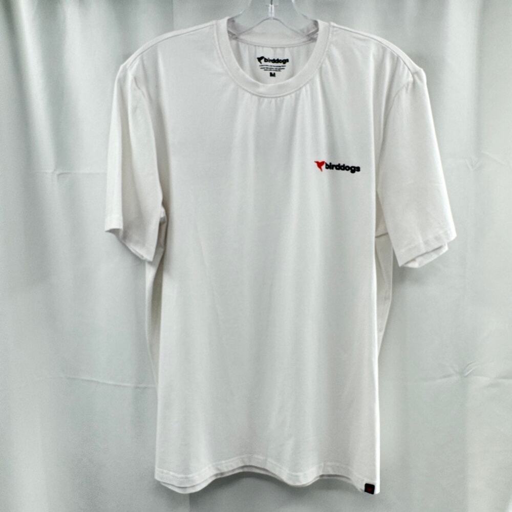 Birddogs Crewneck Graphic Tshirt Sz M White Short Sleeve